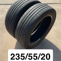 (2)235/55/20 Michelin Primacy Tour A/S 