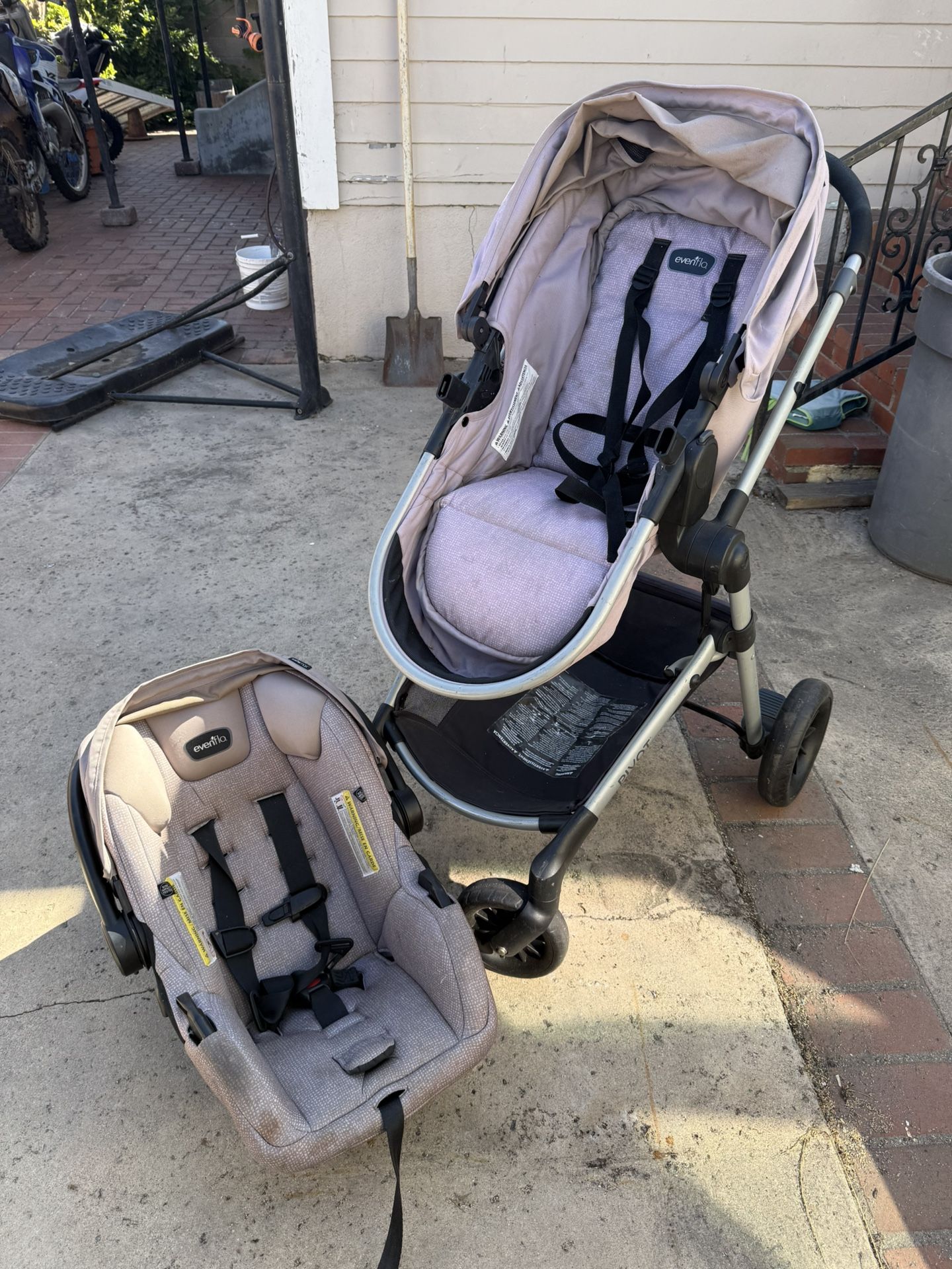 Baby Stroller And Car Seat