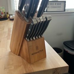 Wolfgang Puck Knife/ Block Set