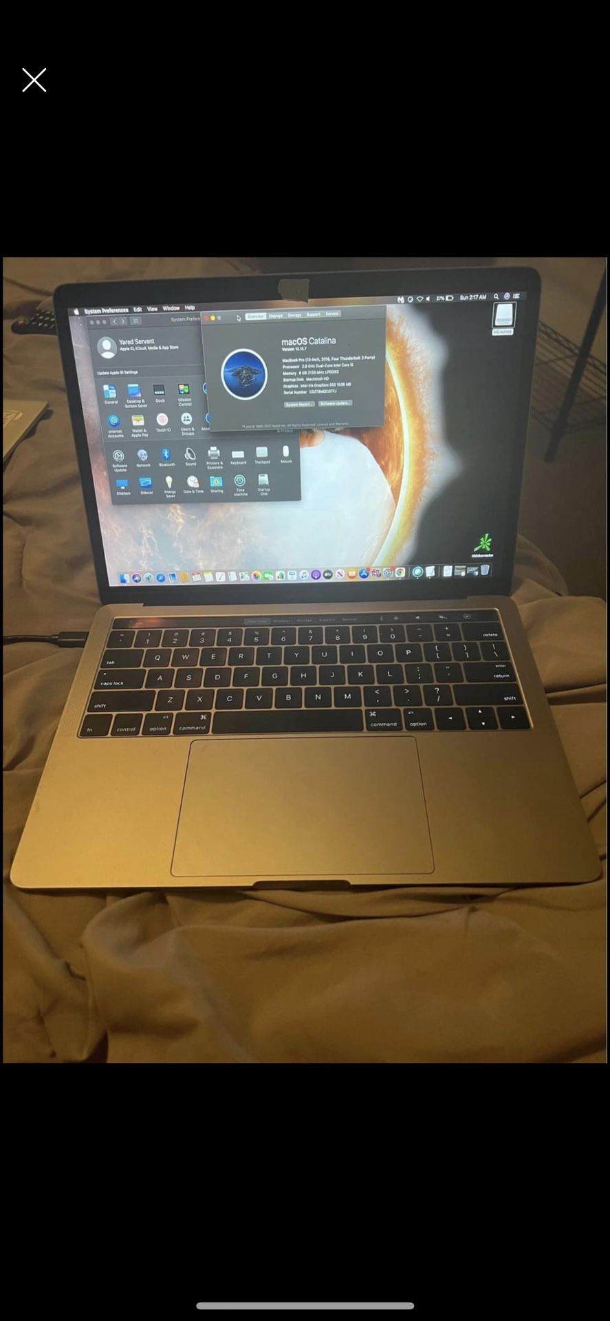 2018 Macbook pro