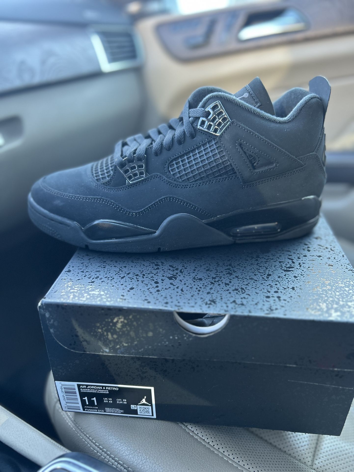 Jordan Retro 4 Black Cat Size 11