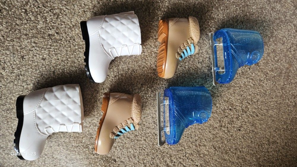 Doll Shoes American Girl 3 Pairs For $10