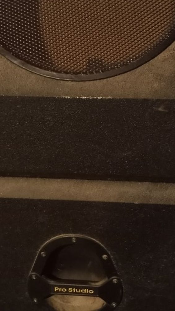 Tall Speaker Box  19"wide and 49 inches Tall Good Condition $25.00