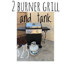 2 Burner Grill - New grate And Drip covers