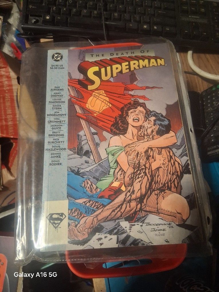First edition superman dies