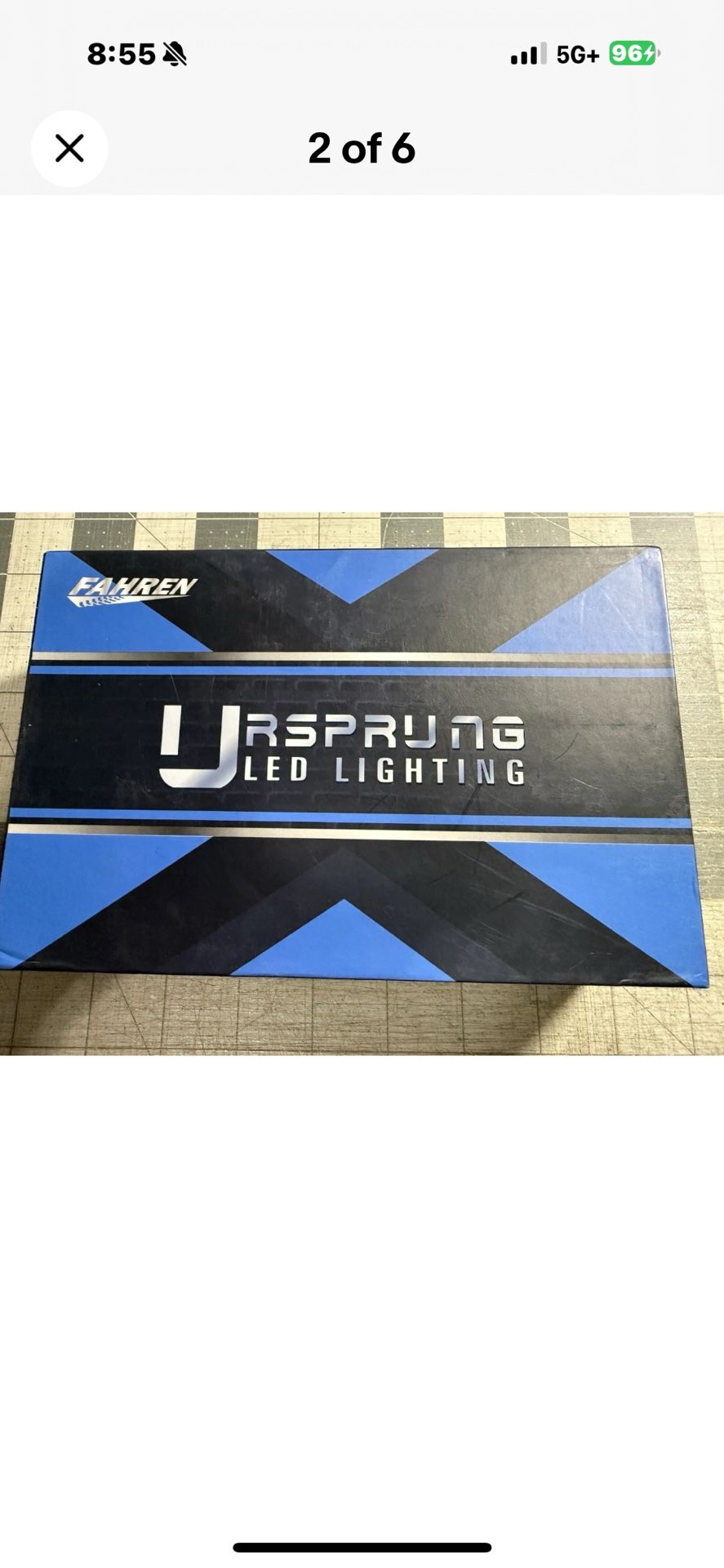 Fahren Ursprung Blue H4 LED Light Bulbs 60W 24000LM 8000K Ice Blue Pair Blue