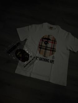 Burberry X bape shirt