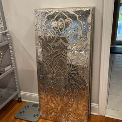 Pier 1 Import Mirrored Damask Panel 