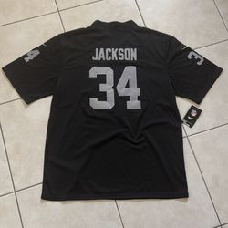 Brand New Nike NFL Bo Jackson Raiders Jersey - XL