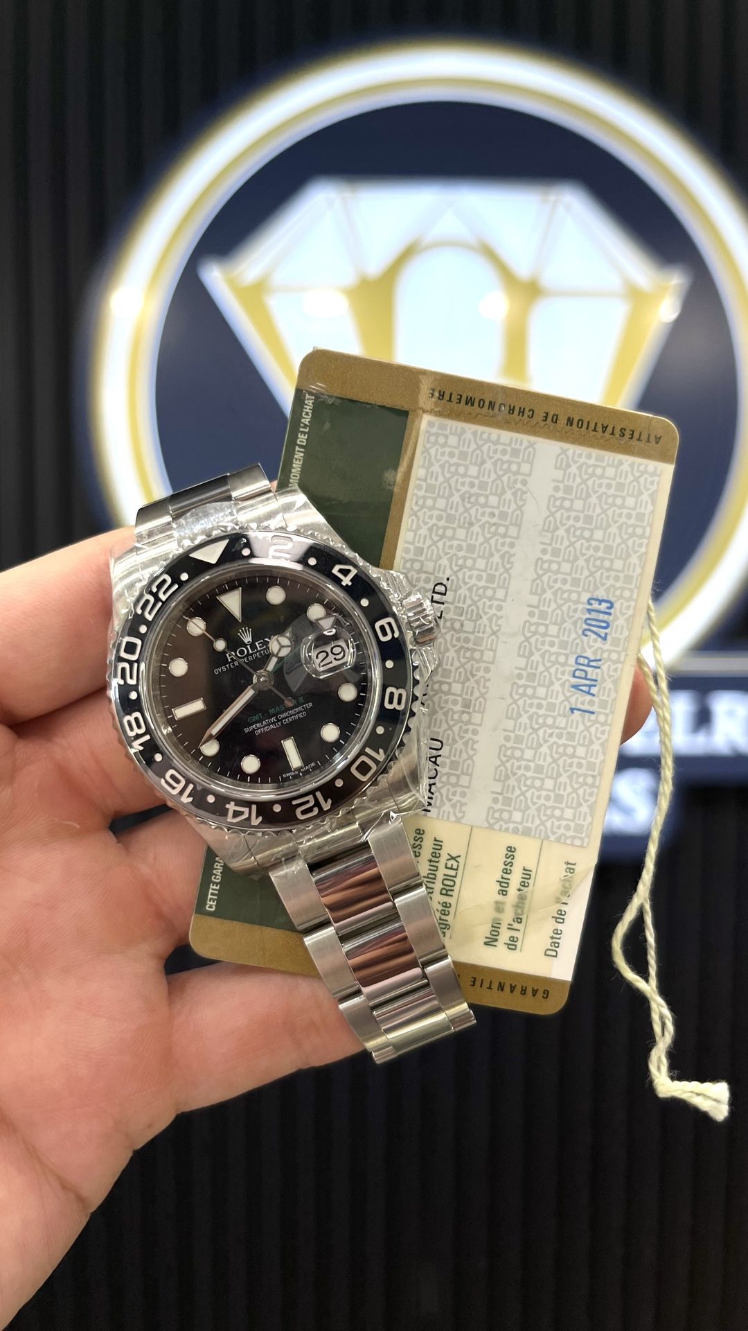 Rolex GMT Master II OG Bruce Wayne Green Hand