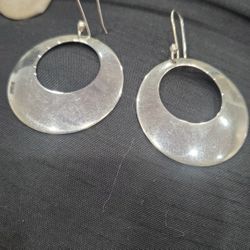 Arete Largo De Plata 925