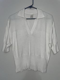 CALIA Women's Golf Elbow Sleeve Sweater Polo - Size S