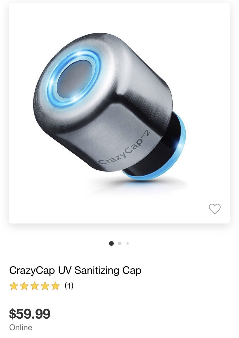 CrazyCap Self-Sterilizing cap