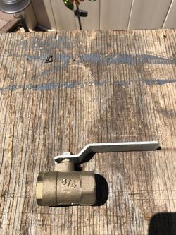 3/4 inch two way Brass valve