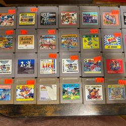 Gameboy Color And Gameboy Games 45 Japanese Games 