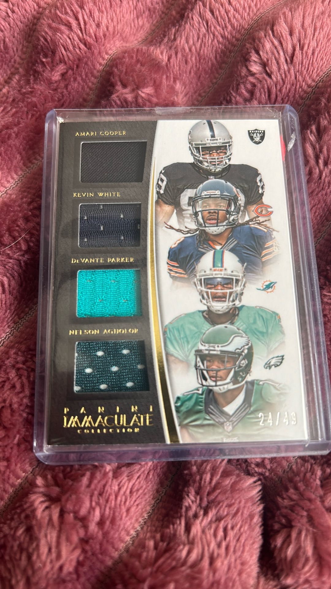 2015 Immaculate Amari Cooper, Devante Parker, Nelson Agholor /25 🔥1/1 on eBay