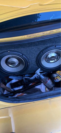 2 12’ infinity subwoofers