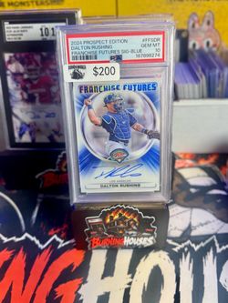 2024 Prospect Edition Dalton Rushing Franchise Futures Signatures /49 PSA 10
