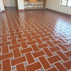 6x12 Tecate Floor Tile  With 2x2 Talavera OVERSTOCK