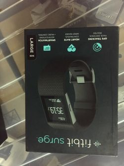 Fitbit surge! Brand new never opened! Large