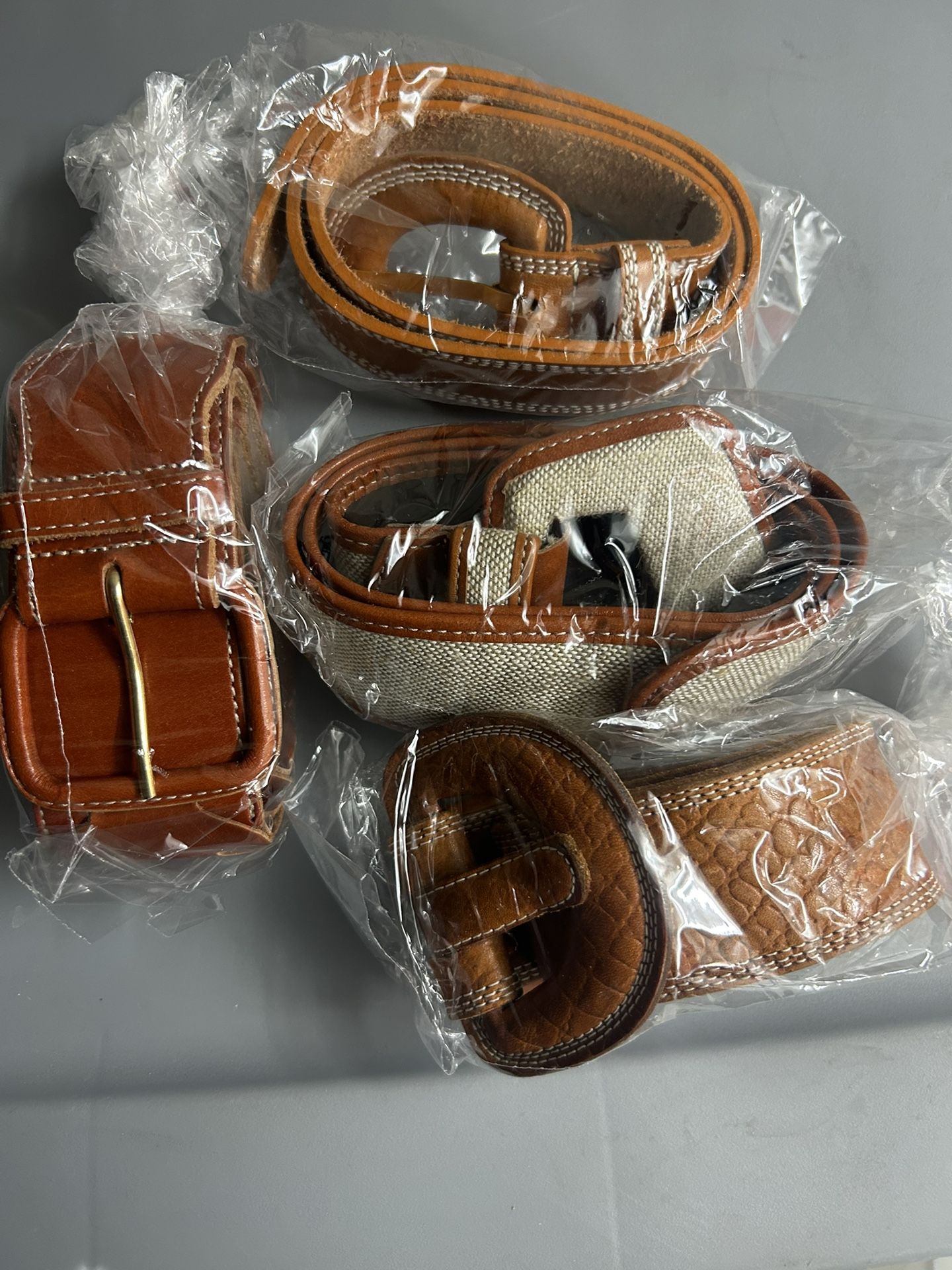 New Women's Fashion Leather Belts Size M And Size S
