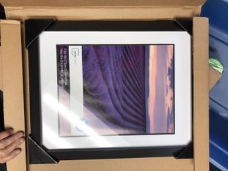 New mainstays 14x18, 11x14 black picture frame