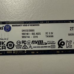 Kingston 2TB NV2 PCIe 4.0 NVME M.2