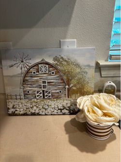 14x16” barn print on canvas
