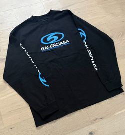 BaIenciaga Black/Blue Longsleeve