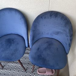 Velvet chairs