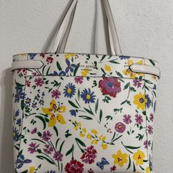 Kate spade Large Tote Purse Bright Floral Design