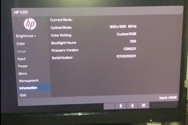 HP V27i FHD Monitor | 27’ OBO