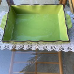 Chantal 2 Quart Lime Green Casserole Dish