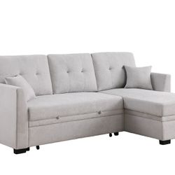 New! Contemporary Sectional Sofa Bed, Sofabed, Sectional Sofa With Pull Out Bed, Sectional, Small Sectional Sofa Bed, Sleeper Sofa, Couch