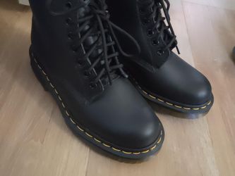 Dr. Martens Black Lace-Up Boots