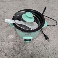 Dash 2-Cup Mini Electric Rice Cooker – Aqua