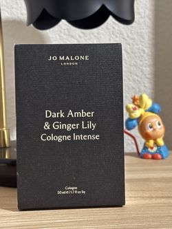Jo Malone Dark Amber & Ginger Lily Cologne Intense 50ml - New in Box