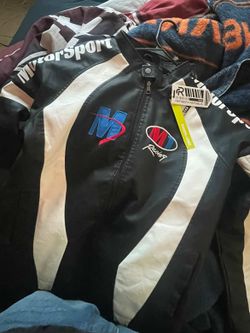BRAND NEW never worn Large Refinery Republic motorsport jacket (open to offers)