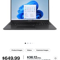 ASUS - Vivobook 16 16" FHD+ Laptop - AMD Ryzen 7 with 16GB Memory - 1TB SSD - Indie Black