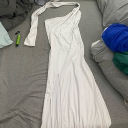 White elegant dress