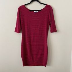 Azalea MayyRed Soripe Badycon Mini Dress