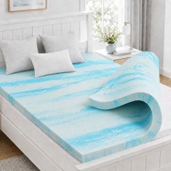 New King Size Mattress Topper, 3 Inch Gel Memory Foam