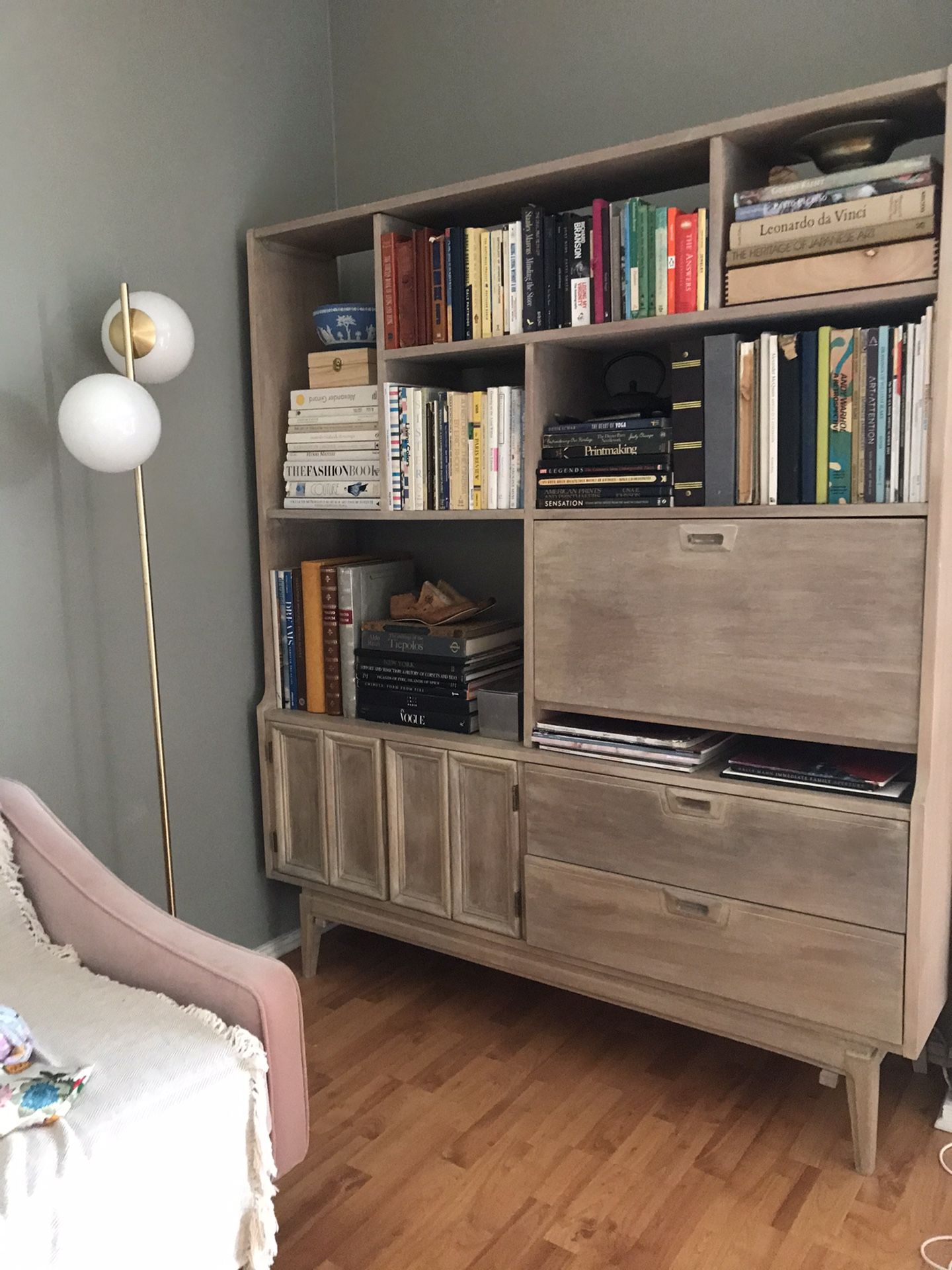 Midcentury Modern Bookcase Shelving Unit