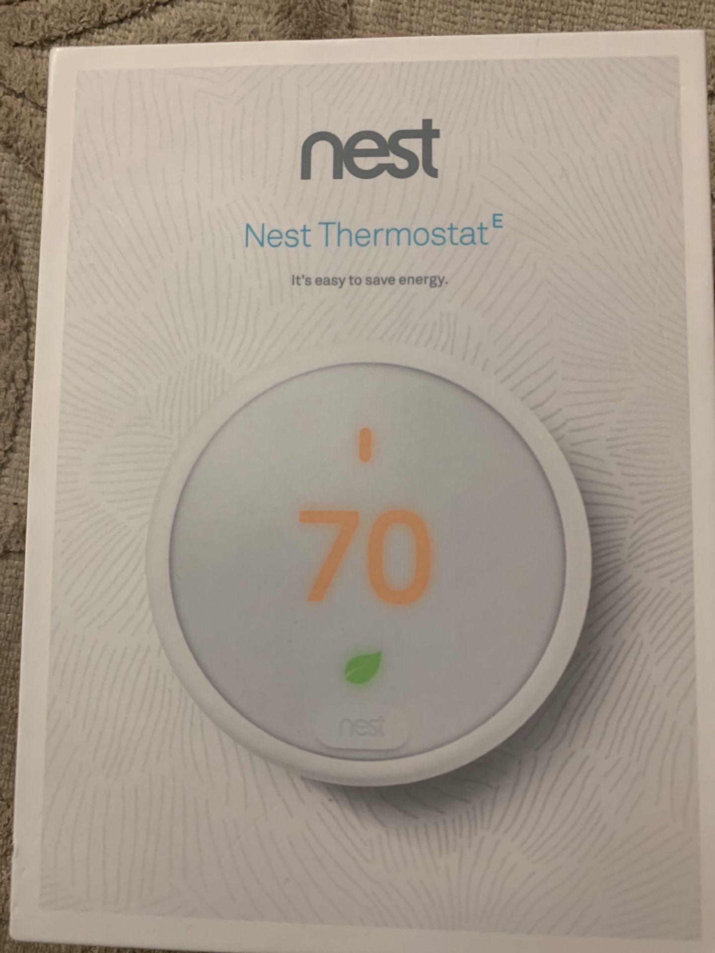 Nest thermostat.