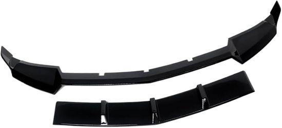Front bumper spoiler compatible with Cadillac Escalade Sport 2021-2025, gloss black body kit