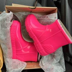 Pink UGG Rain boots (Size 2 Kids)