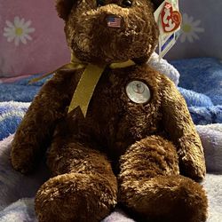 Vintage 2002 FIFA World Cup Ty Beanie Bear GREAT CONDITION