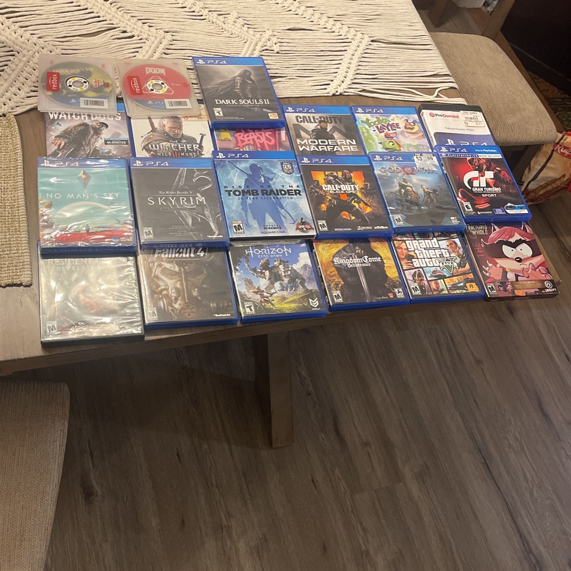 PS4 Games (great condition tested and working)