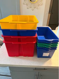 Lakeshore learning book bins and storage