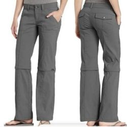 prAna Monarch Convertible Hiking Pants Women's Size 12 New! $45
